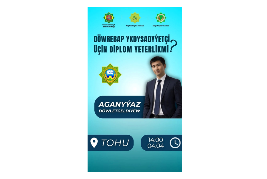 Gel, öwren, pikir-alyş we özüňi ösdür”  atly  nobatdaky sapagy geçirilýär.