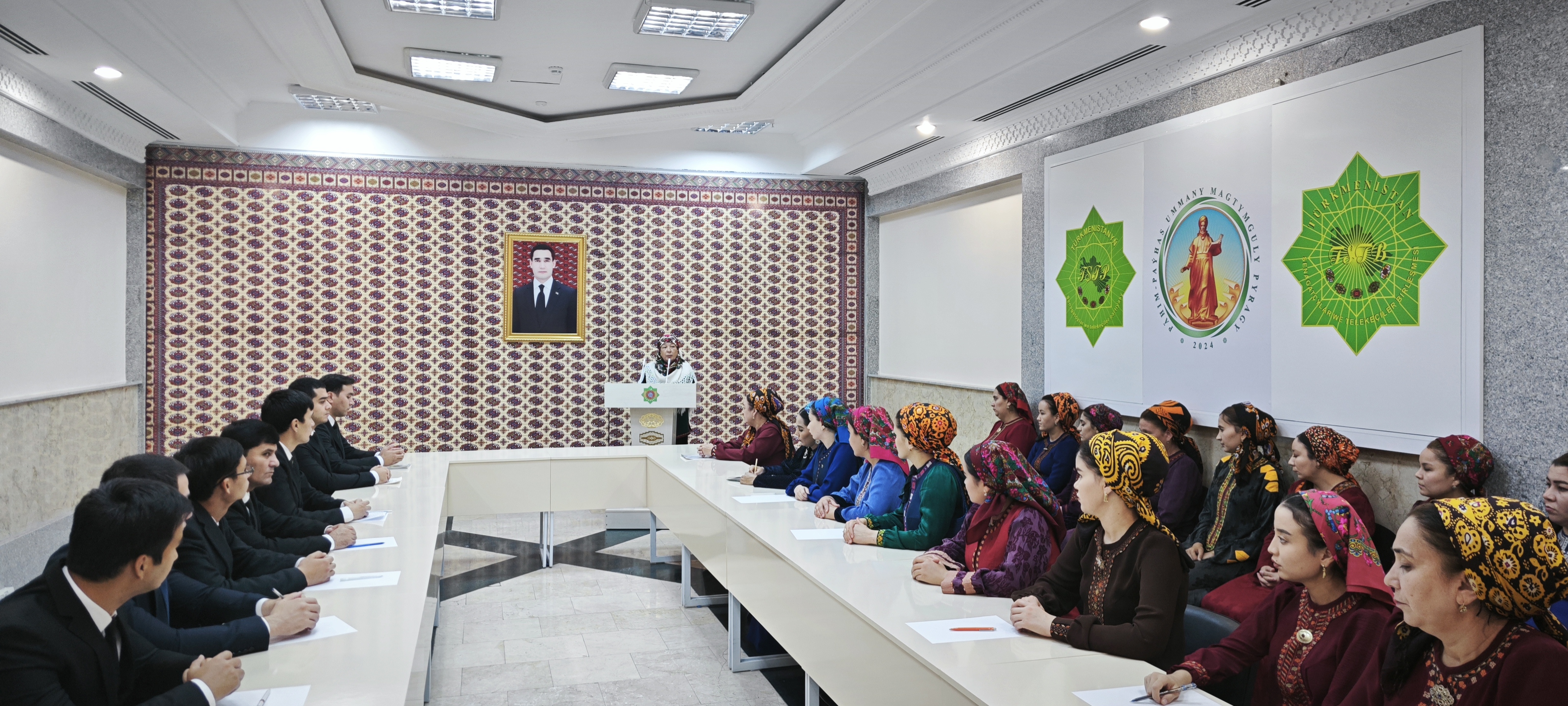 HALK MASLAHATY ÝURDUMYZYŇ DÖWLET WE JEMGYÝETÇILIK-SYÝASY GURLUŞYNY KÄMILLEŞDIRMEKDE MÖHÜM ÄDIMDIR